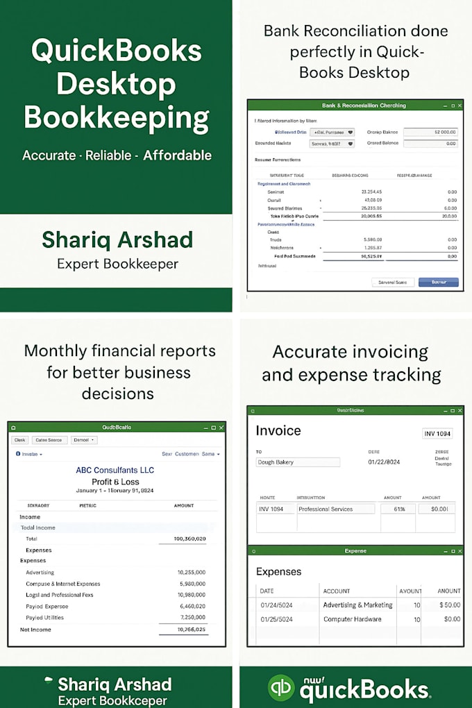 manage your quickbooks desktop bookkeeping accurately