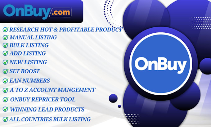 manage complete onbuy account with powerful tools