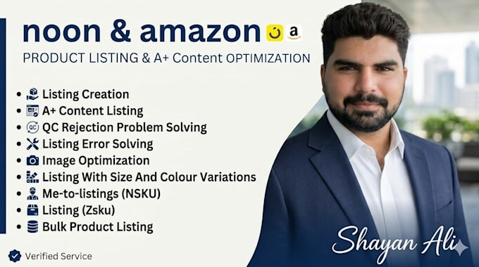 do noon and amazon listing creation and content optimize