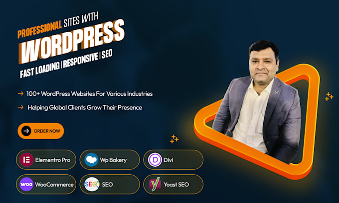design redesign responsive wordpress website as a developer