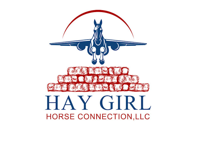 design high flying horse showing logo