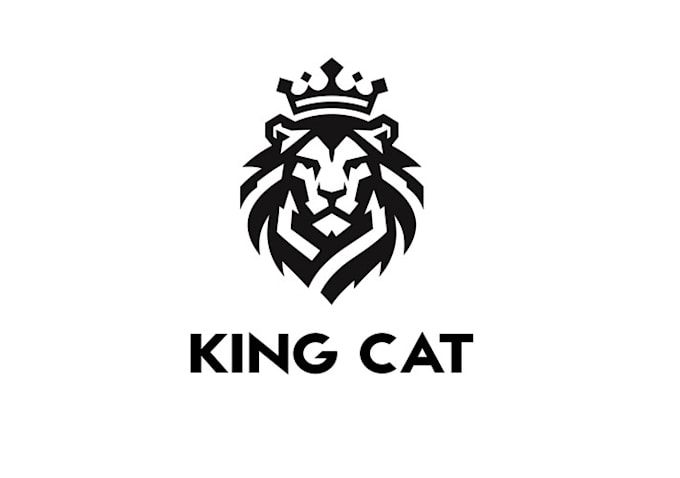 design king cat brand award logo