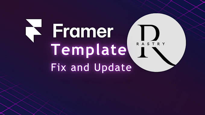 update and fix your framer website template