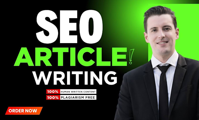 write human written SEO optimized articles for your website and blog