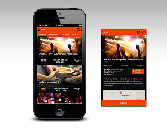 design Mobile App UI for Android and iOS