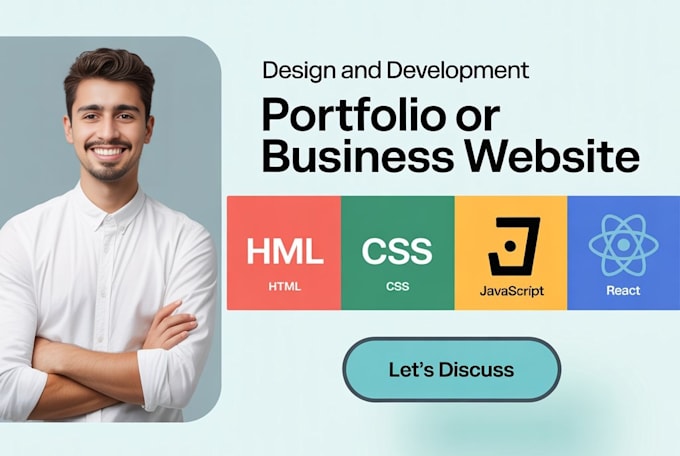 create custom personal portfolio and business portfolio website