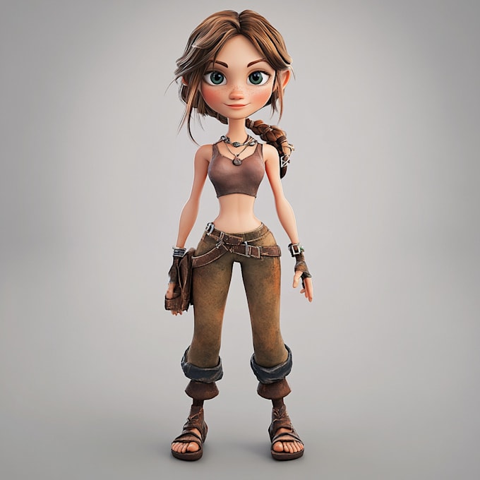 edit create rigging 3d character model mmd model,
