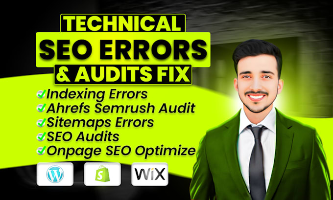 fix technical SEO errors, semrush, ahrefs site audit search console errors