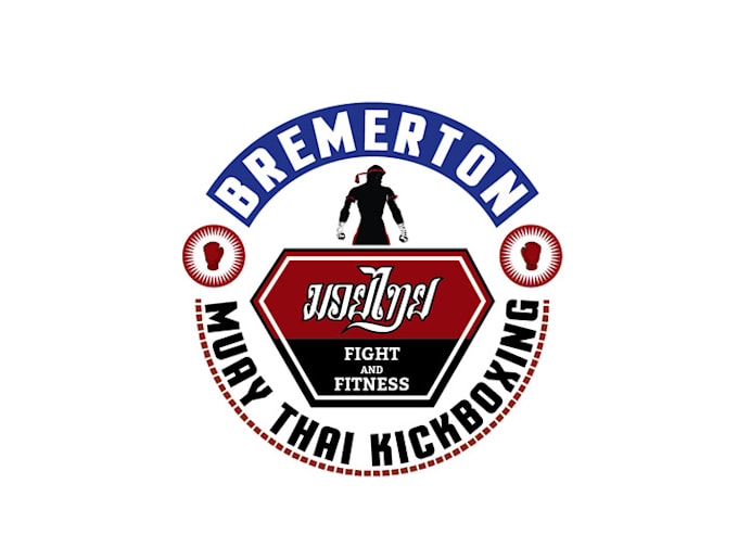 design creative particular kickboxing gym logo