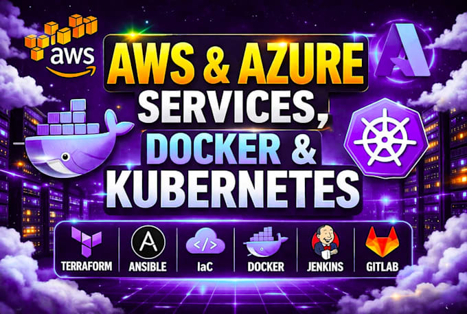 be your devops engineer for aws, azure and kubernetes in cicd iac and automation