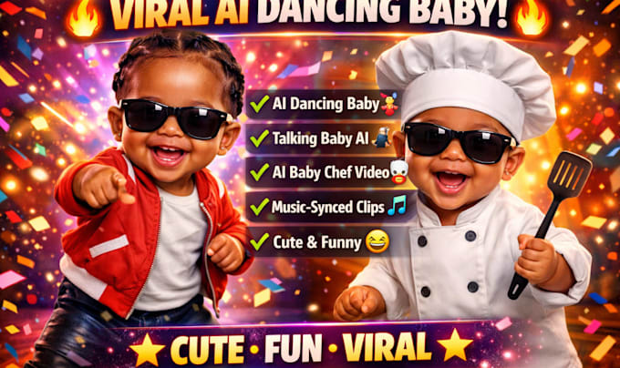 ai dancing baby viral ai dance ai baby video talking baby ai baby chef video
