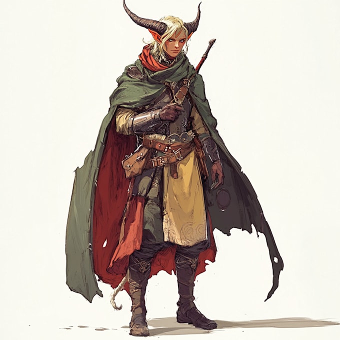 make a dnd character art and dnd character art