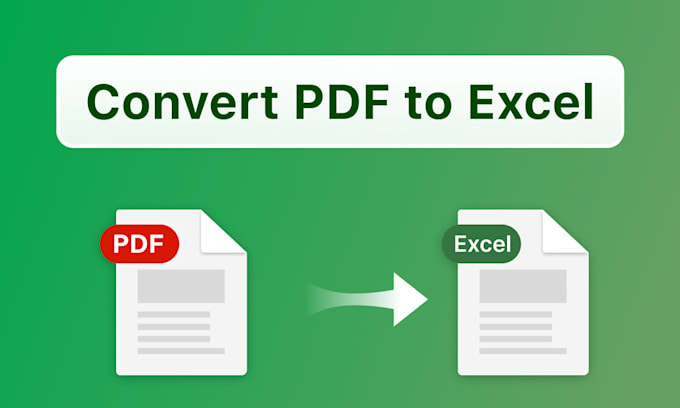 extract data from PDF to excel or structured format