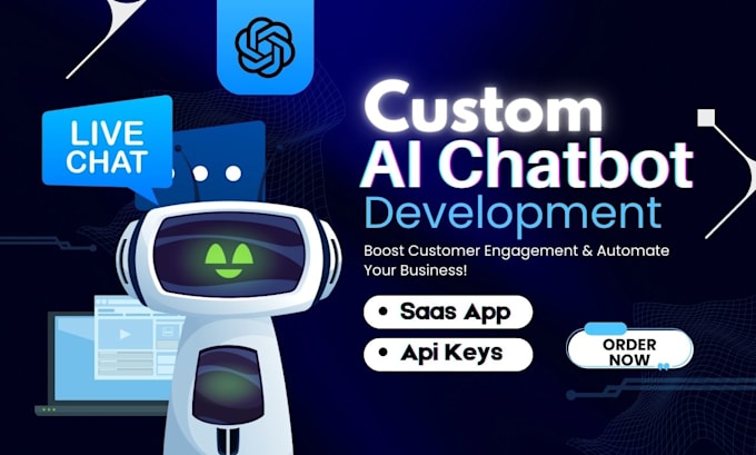 custom ai chatbots using openai, API keys, saas app in 72h