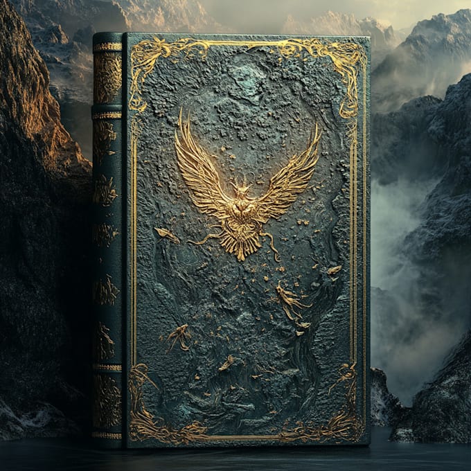 create a stunning fantasy or scifi book cover for you
