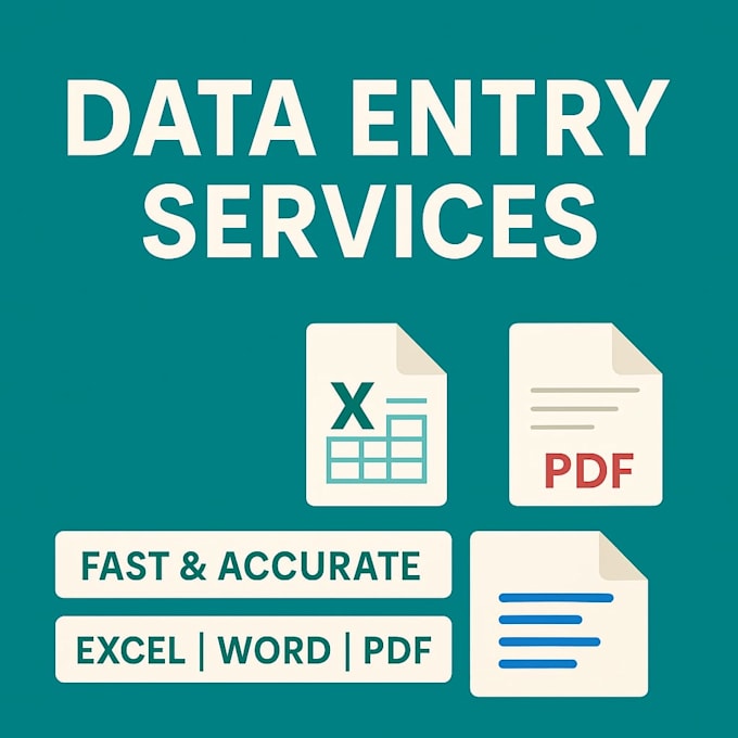 do accurate excel ata entry and copy paste tasks