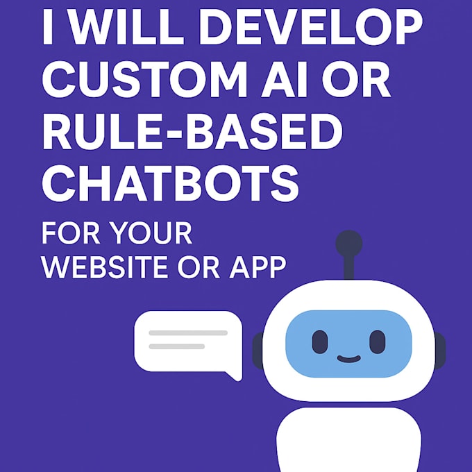 develop custom chatbots for your website or app