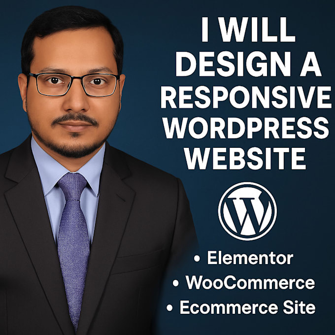 design a responsive wordpress website using elementor and woocommerce