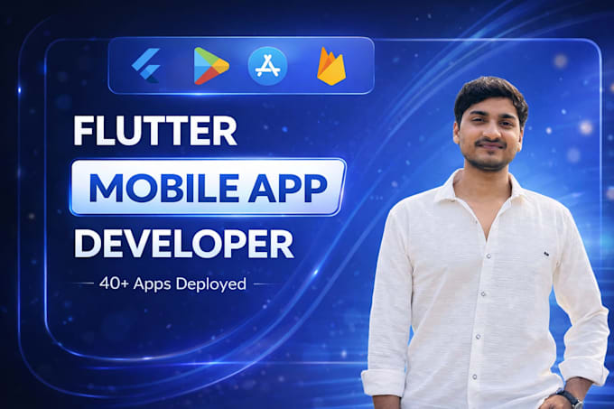 develop your dream android and ios app using flutter, react native