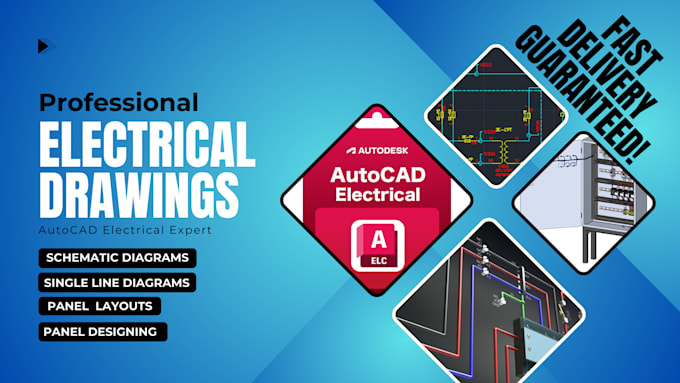 provide skilled autocad electrical drawings