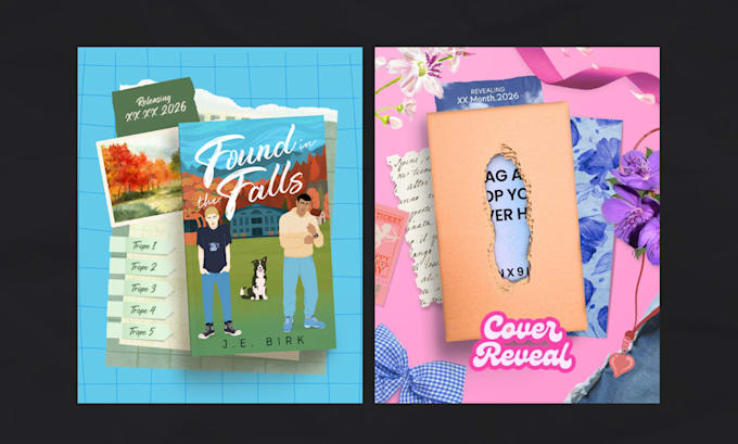 design custom instagram posts for your book promotion
