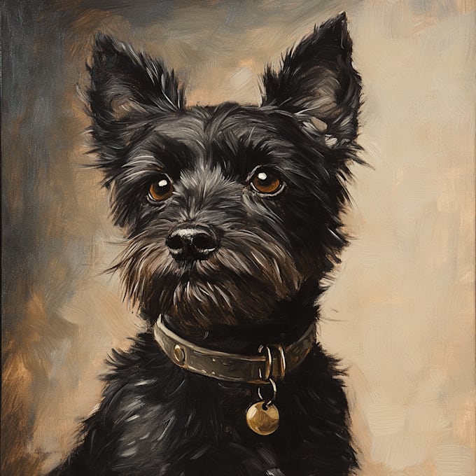 draw dog cat pet portrait illustration