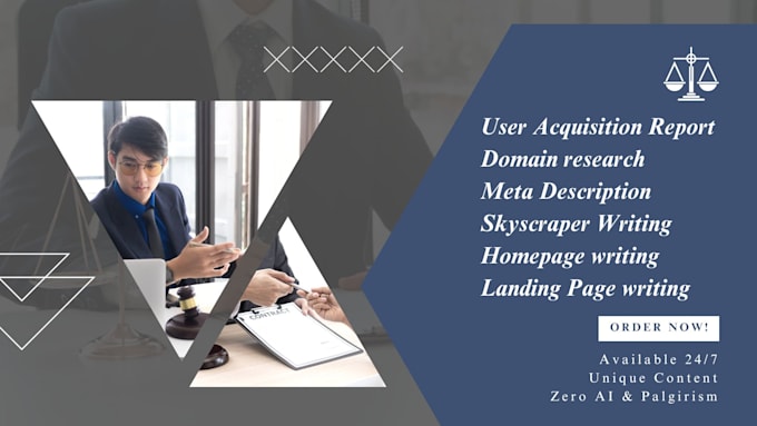 write skyscraper blogs, homepage copy and meta descriptions