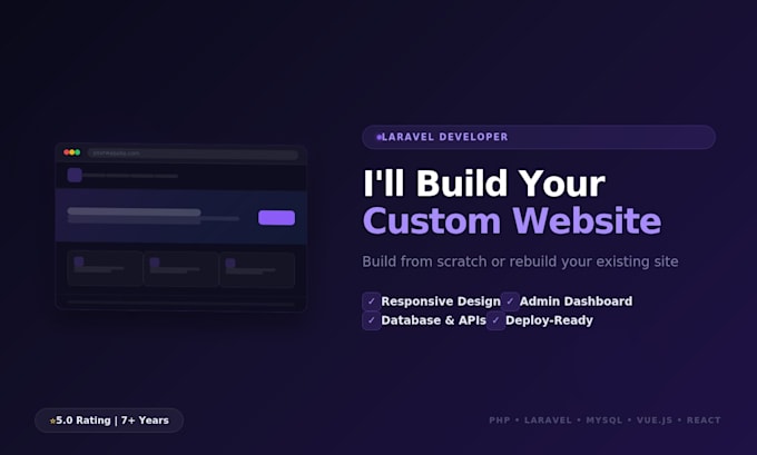 build a full stack saas web app with laravel, vue or react, and stripe