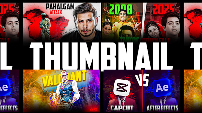 design eyecatching youtube thumbnails that get clicks