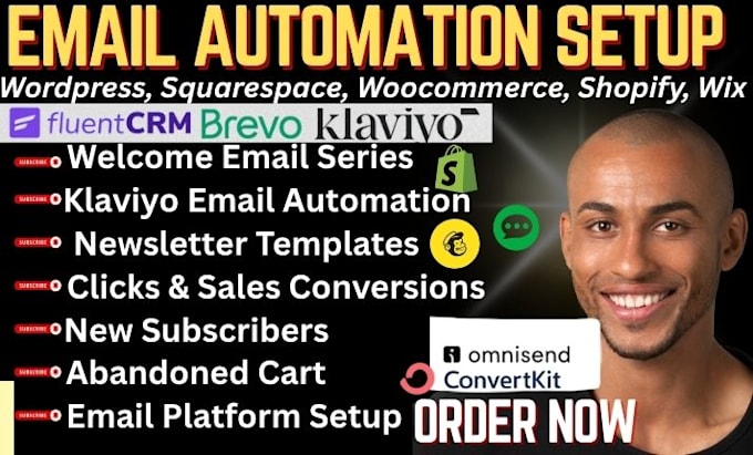 setup squarespace newsletter campaign template design klayviyo email automation