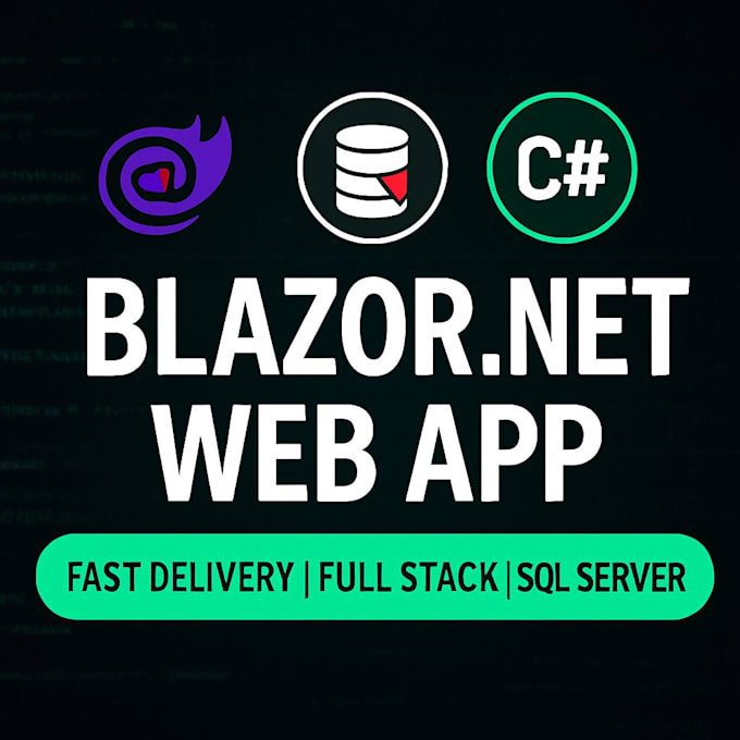 build high performance web apps with blazor dot net core and  sql server