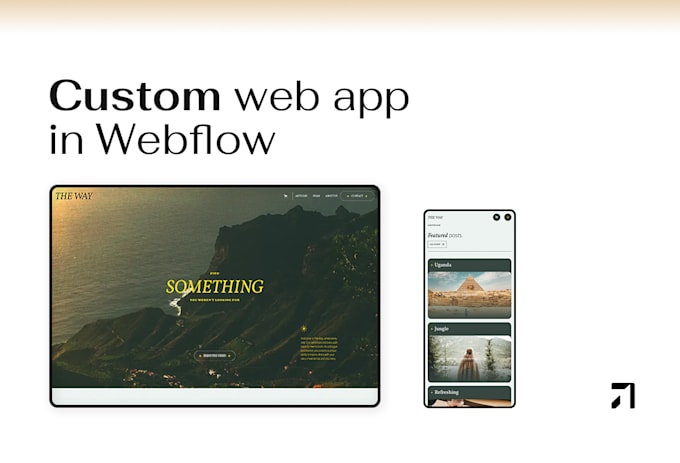 design and develop custom web app