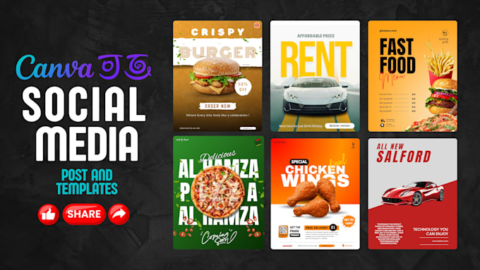 Design pro social media posts and banners on canva by Kaisen07 | Fiverr