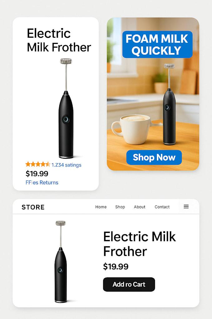 Design ai product mockups for amazon and ads by Aadimore390 | Fiverr