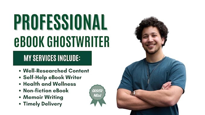 be you professional ebook writer, self help, nonfiction ghostwriter, book editor