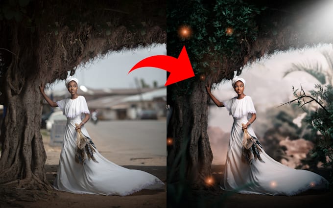 creative photo manipulation and composite art