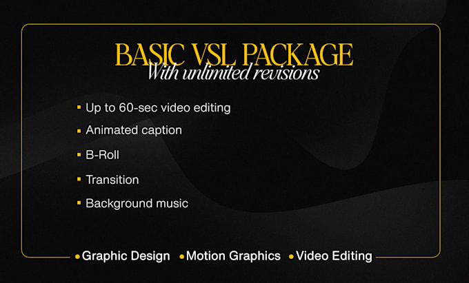 edit engaging vsl video sales letter for higher conversions