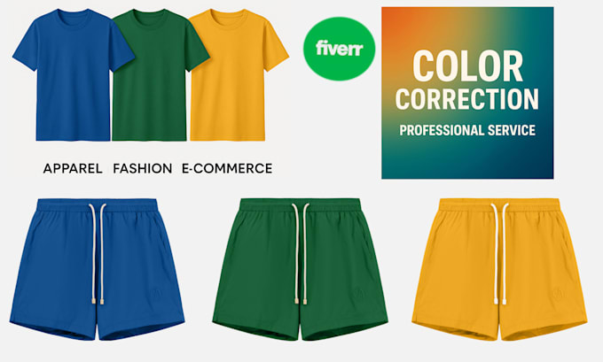do fashion photo color correction for model worn garments