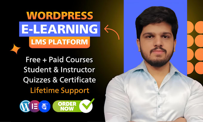 build lms website, online course selling or membership website in 24 hrs