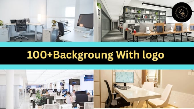 design custom zoom backgrounds and office mockups
