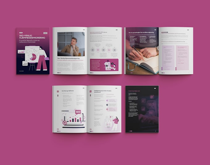 design a professional annual report for funders, clients, or boards