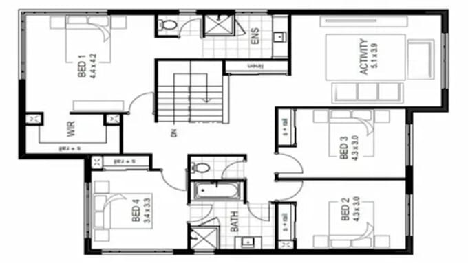 architectural floor plan architectural planning framing plan autocad mep hvac