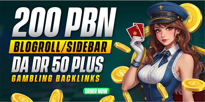 create high authority da50 plus sidebar blogroll backlinks