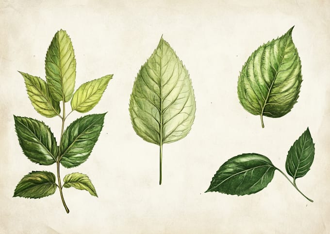 create realistic scientific botanical illustrations