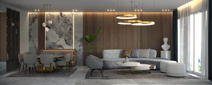 Do interior design for your home 2d and 3d visualizing by Ramy_makroum ...