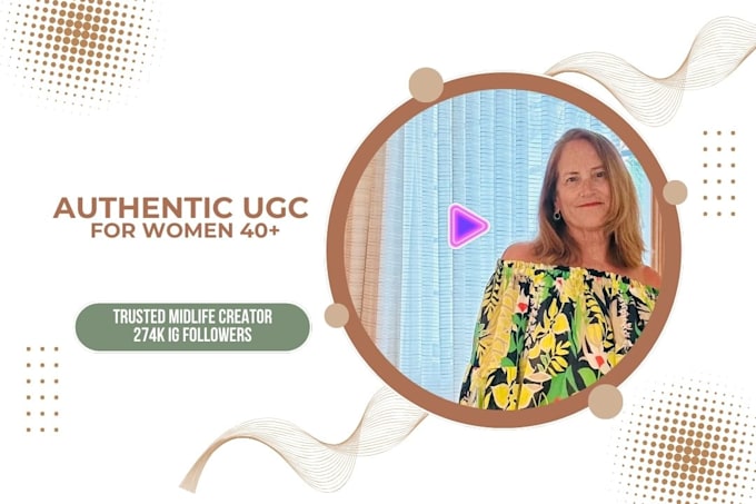 create high trust ugc videos for women 40 and older