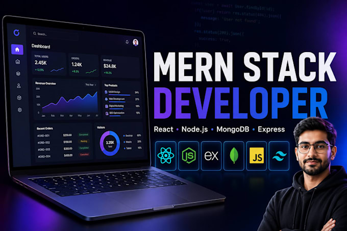build custom website development, front end developer, full stack developer