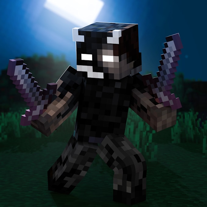 Make epic minecraft renders of your skin or character by Blockportrait ...