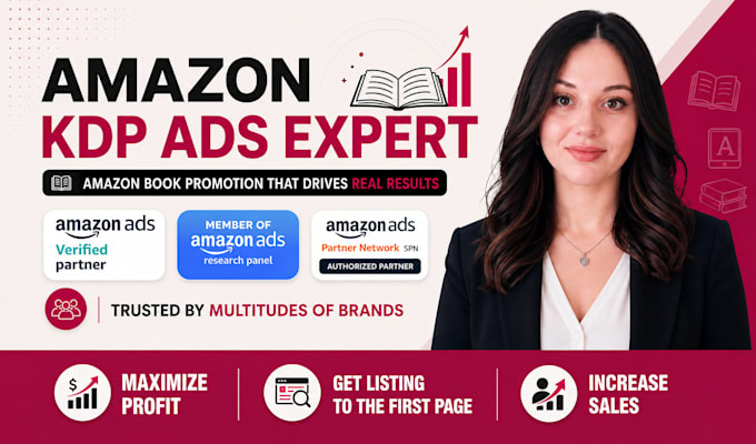 run and manage amazon KDP ads for book promotion and ebook marketing