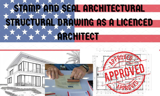 Stamp draw architectural structural drawing, mep floor plan city permit ...